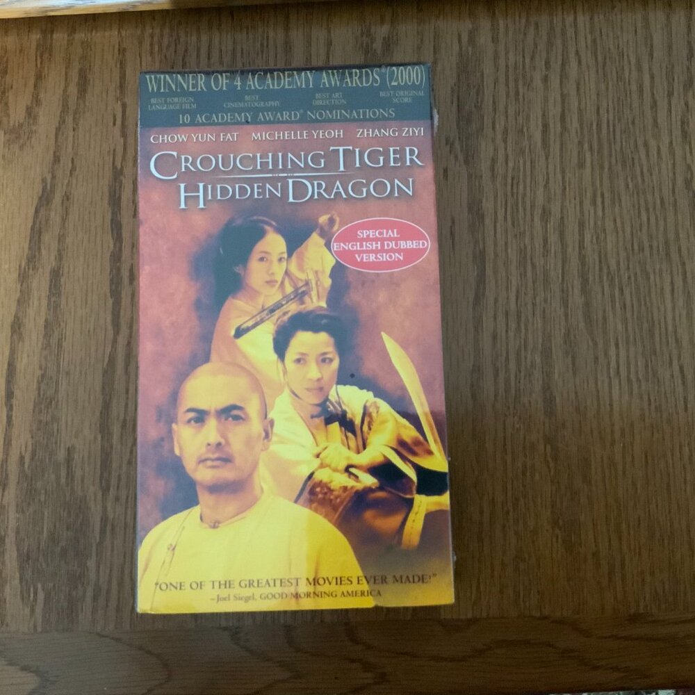 CROUCHING TIGER, HIDDEN DRAGON -  VHS TAPE - BRAND NEW